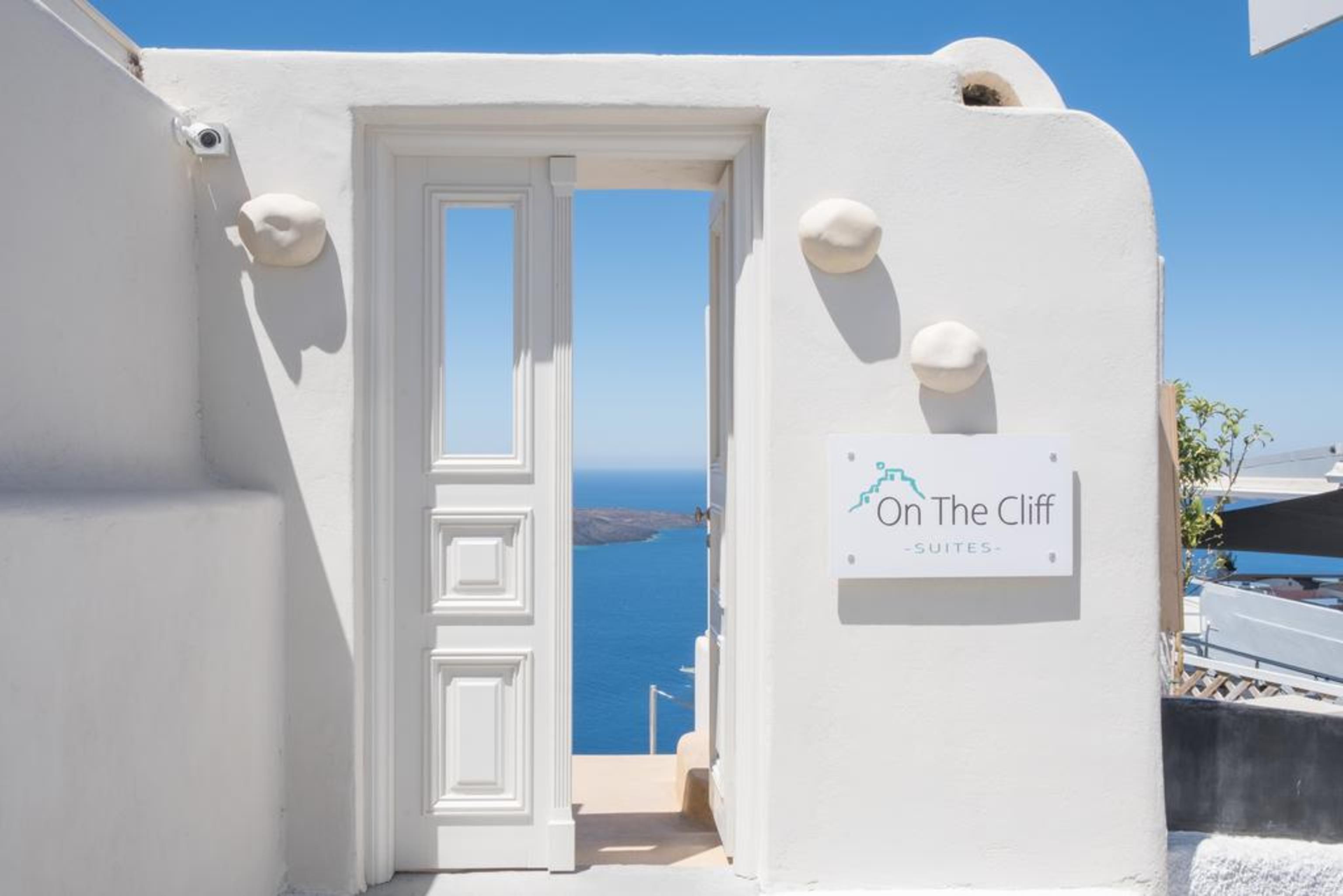 On The Cliff Otel Fira  Dış mekan fotoğraf