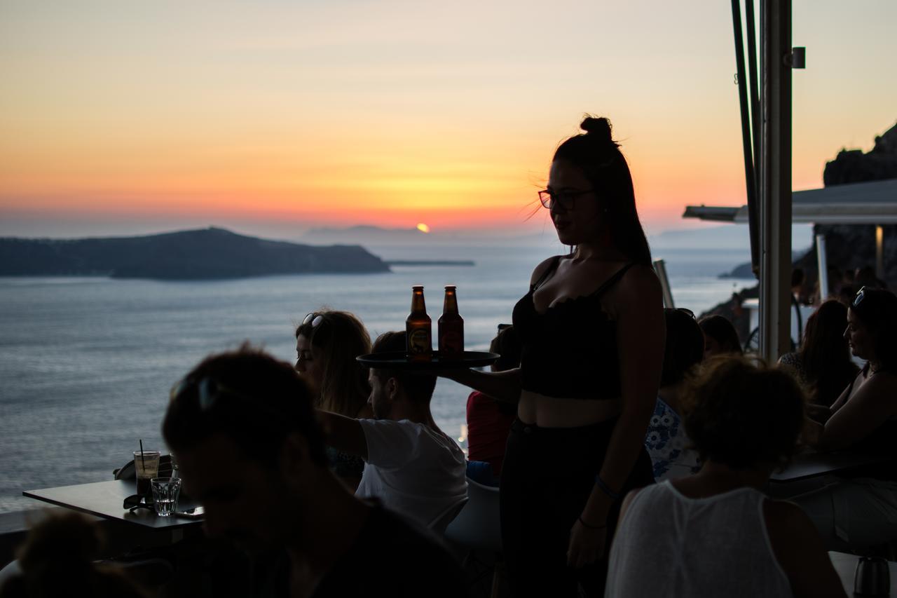 On The Cliff Otel Fira  Dış mekan fotoğraf